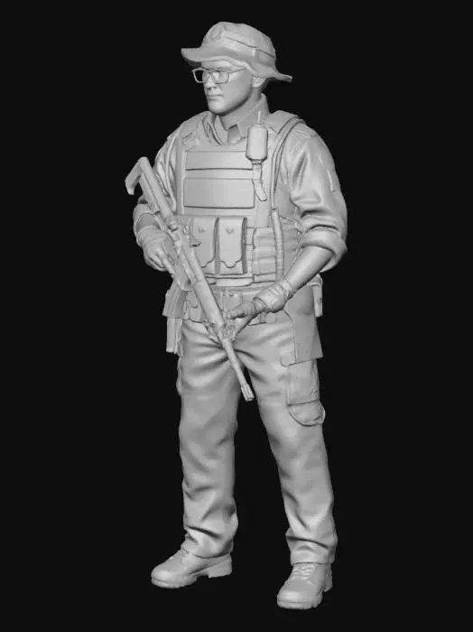 3D model for Federal Border Patrol Agent