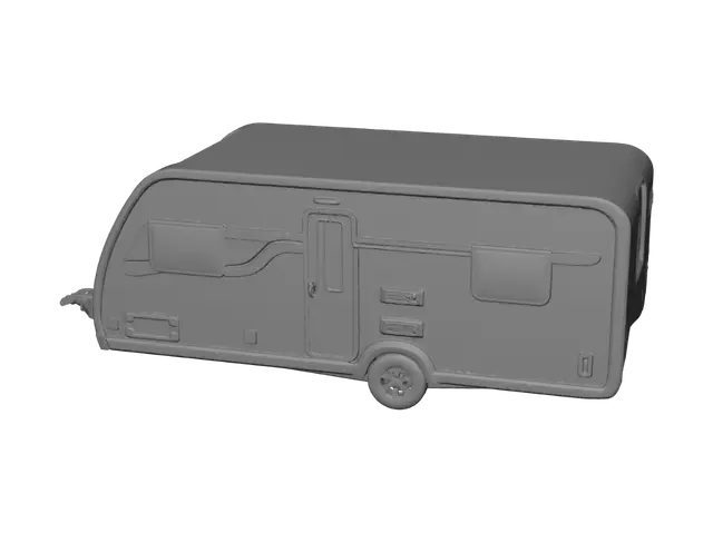 3D model for Swift Challenger 586 Caravan