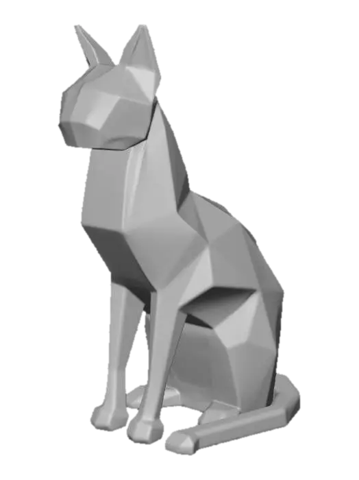 3D model for Crackled White Hound