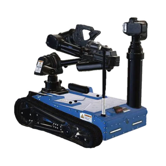 Tracked robotic arm platform 3D model, vytvořený pomocí AI
