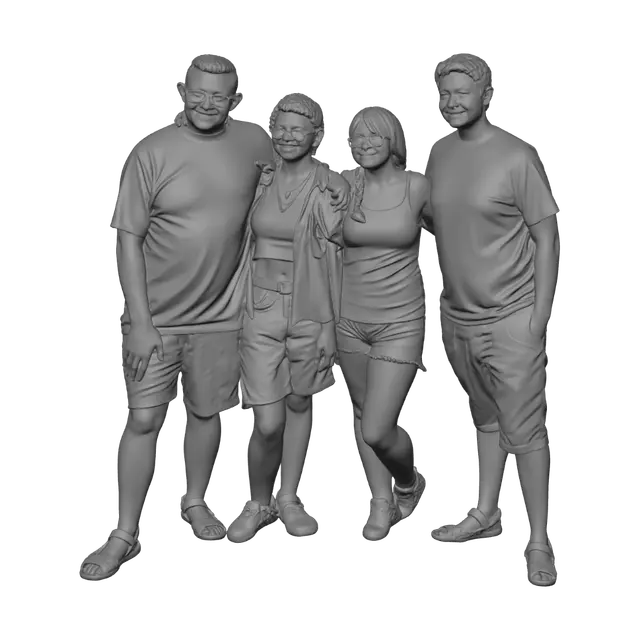 3D model for Night by the Fountain