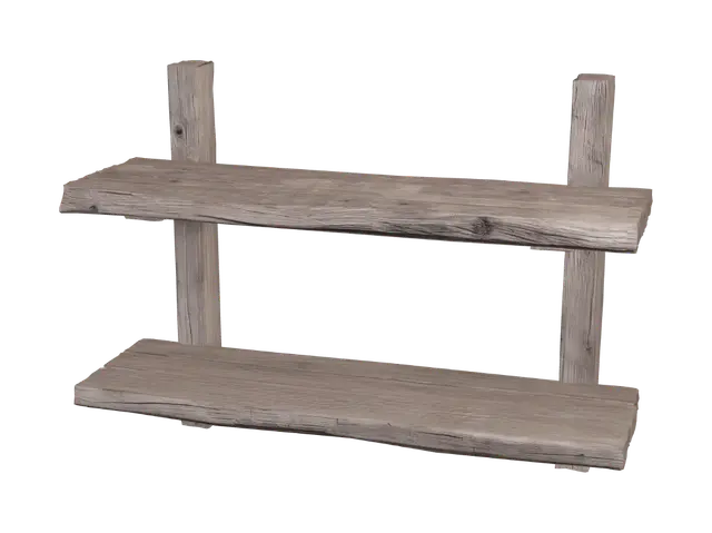 Weathered Wooden Ladder - Aging 3D model, vytvořený pomocí AI