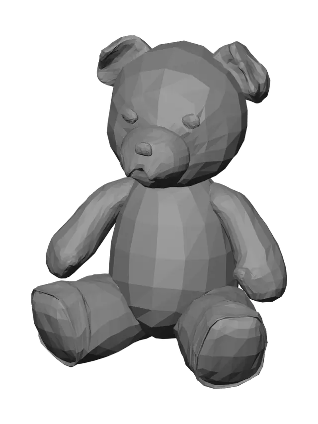 3D model for Sleepy Teddy
