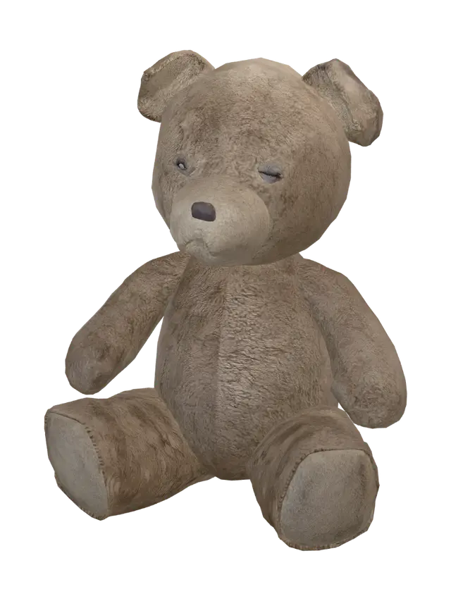3D model for Sleepy Teddy