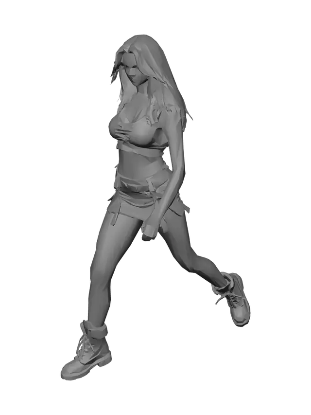 3D model for Dust and Denim in the Desert