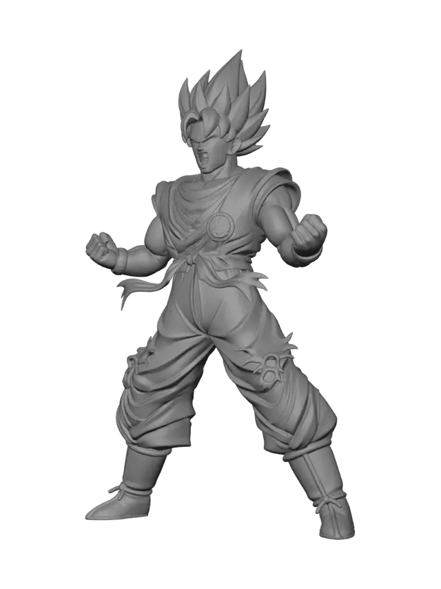 3D model for Unleashed Super Saiyan Goku