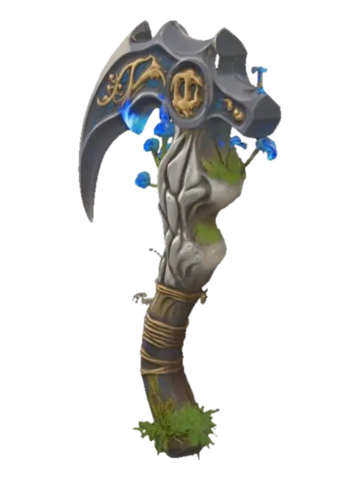 3D model for Game Scythe Weapon