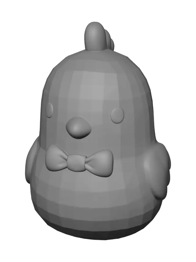 3D model for Creamy Chick