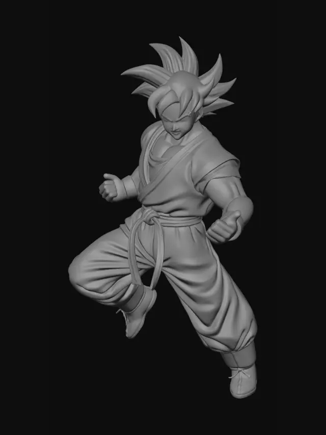 3D model for Goku