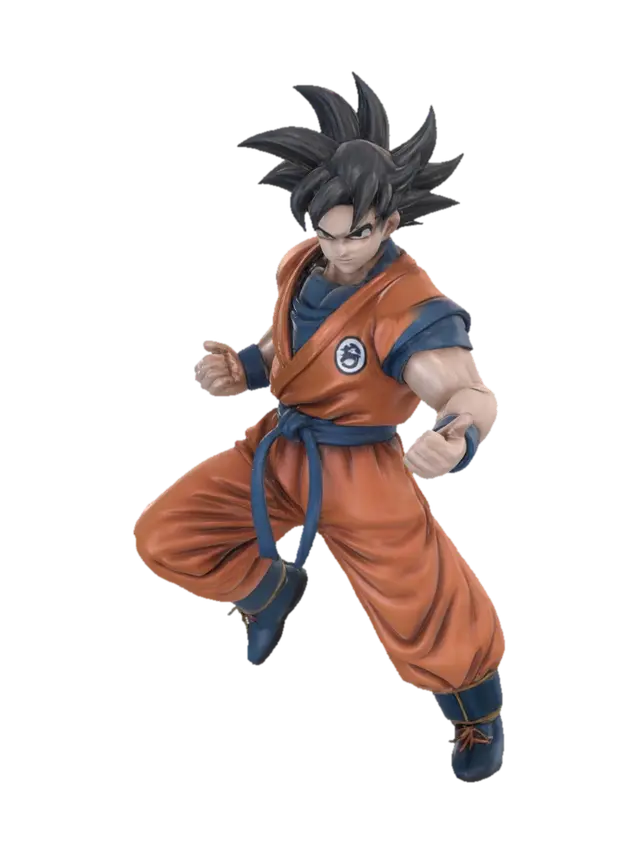 Goku - Powered 3D model, vytvořený pomocí AI