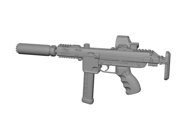 3D model for Desert Phantom Assault Rifle