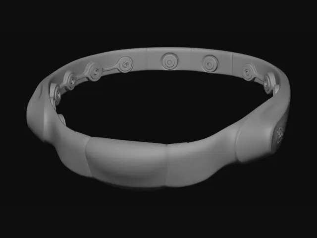 3D model for Six-Electrode Wearable EEG Headband