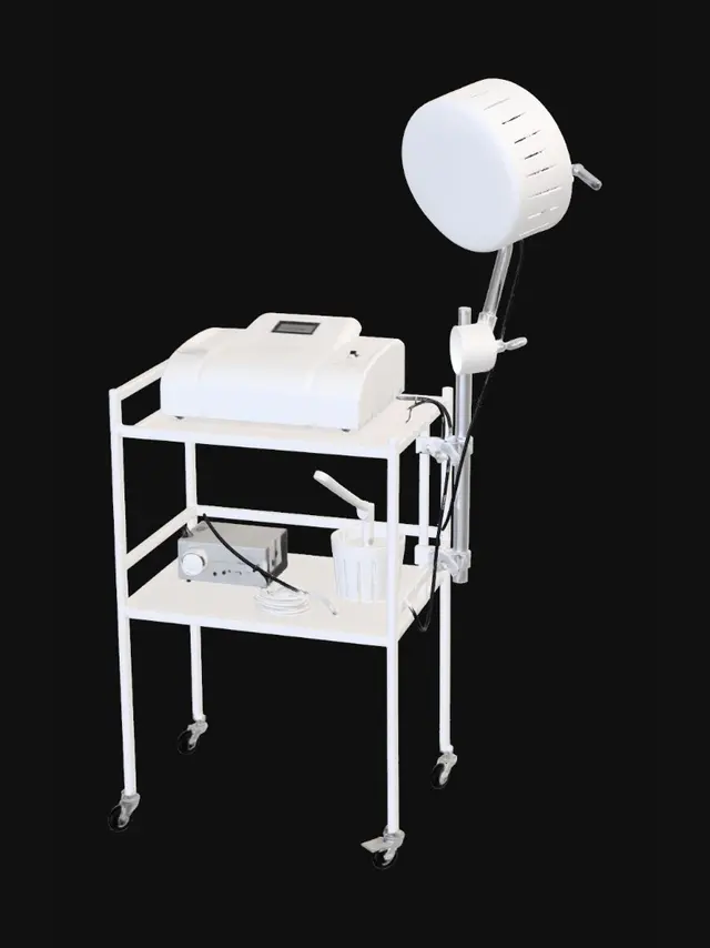 3D model for Medical therapy cart with lamp