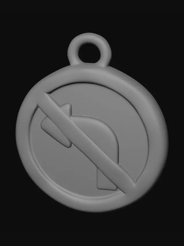 3D model for No Left Turn