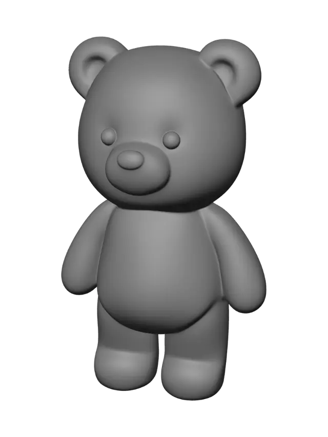 3D model for Ivory Teddy
