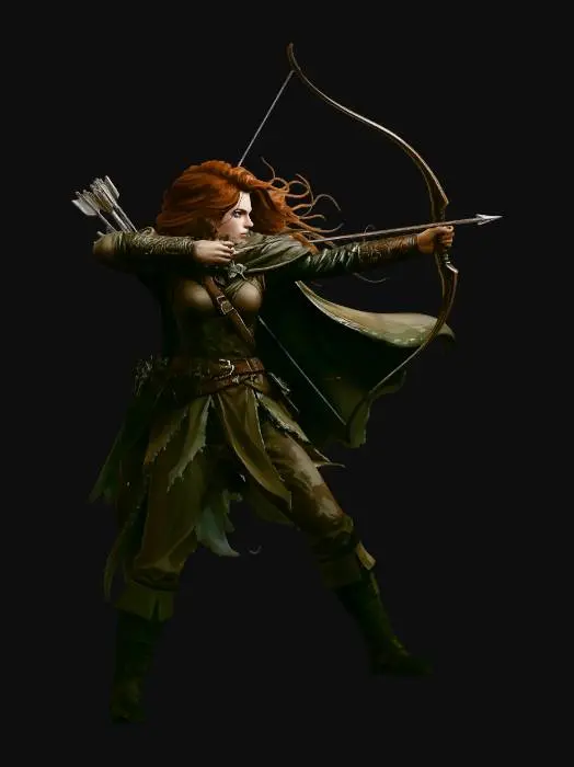 3D model for Crimson Arrow