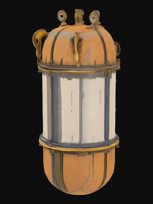 3D model for Steampunk Personal Steam Canister , #ChronoForgeWeapon#
