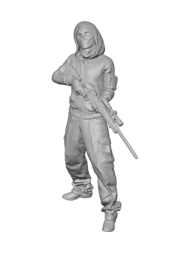 3D model for Skull Sniper