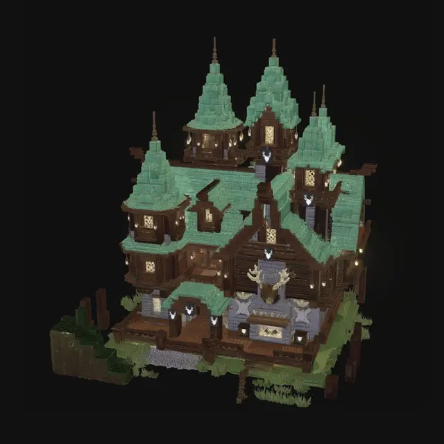 3D model for Emerald Timber Hall