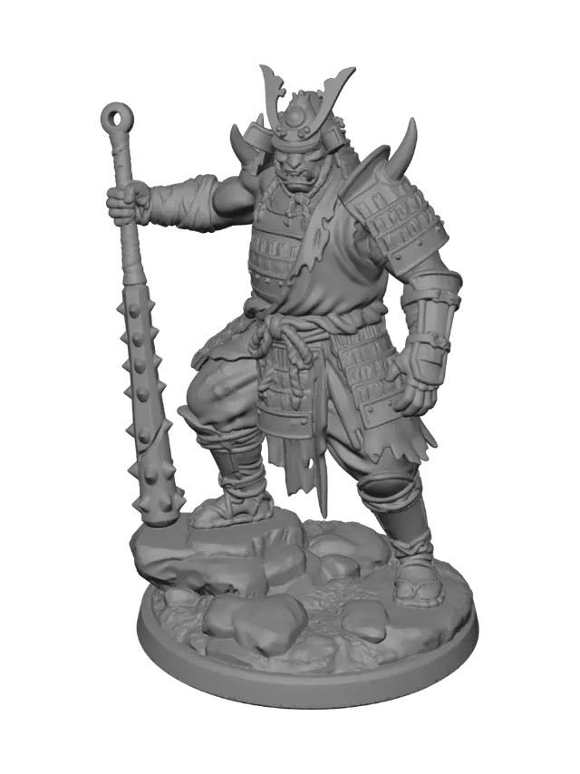 3D model for Orc Samurai Warlord