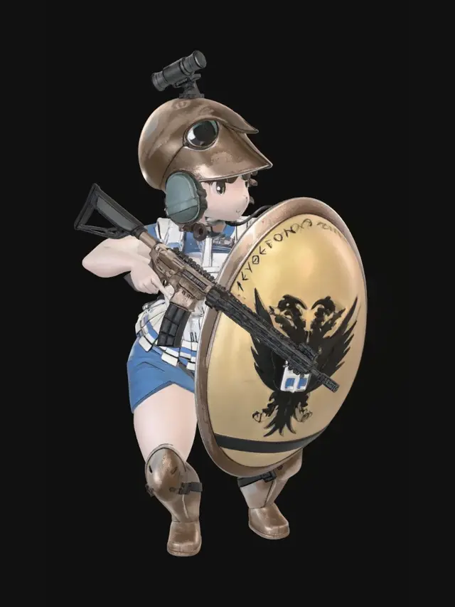 3D model for Little Shieldmaiden