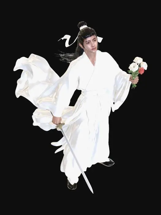 3D model for White-Robed Warrior on the Summit