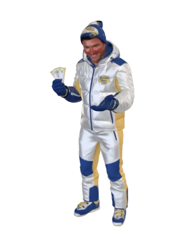 April 2026: Banana Boat on the Slopes 3D model, vytvořený pomocí AI