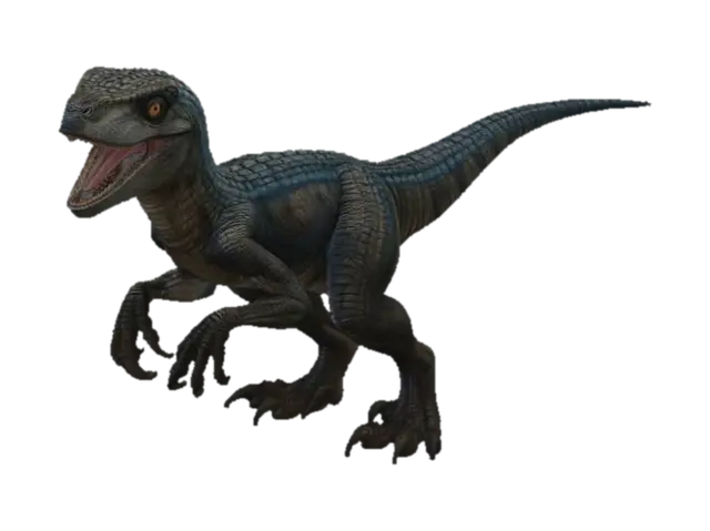 Raptor - Dinosaur 3D model, vytvořený pomocí AI