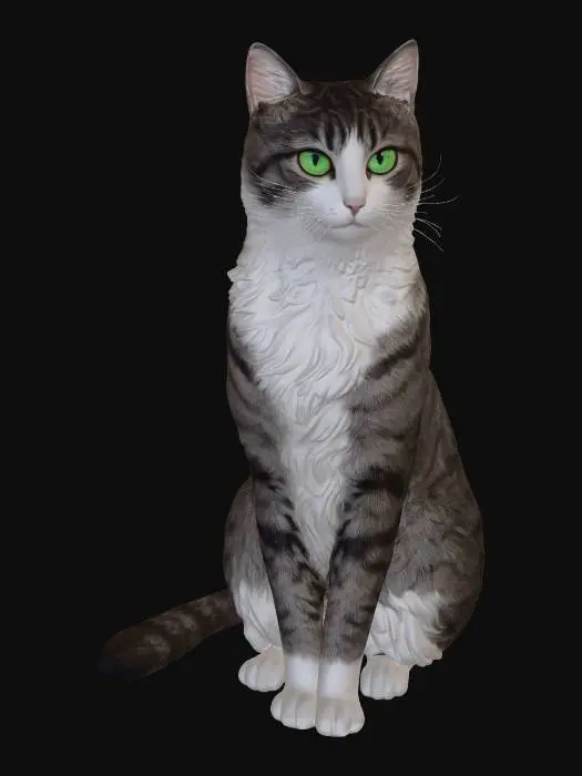 3D model for Jennie The Cat