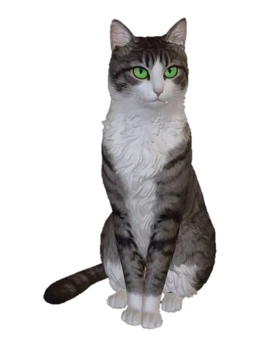 3D model for Jennie The Cat