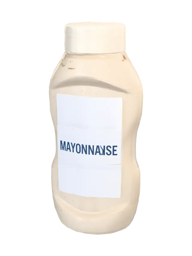 Mayonnaise Bottle - Packaging 3D model, AI generated