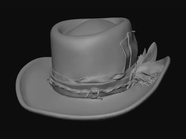 3D model for Midnight Gambler's Hat
