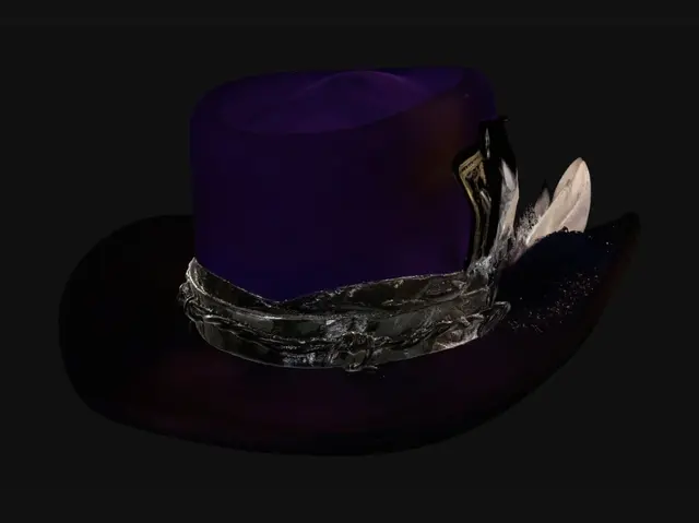 3D model for Midnight Gambler's Hat
