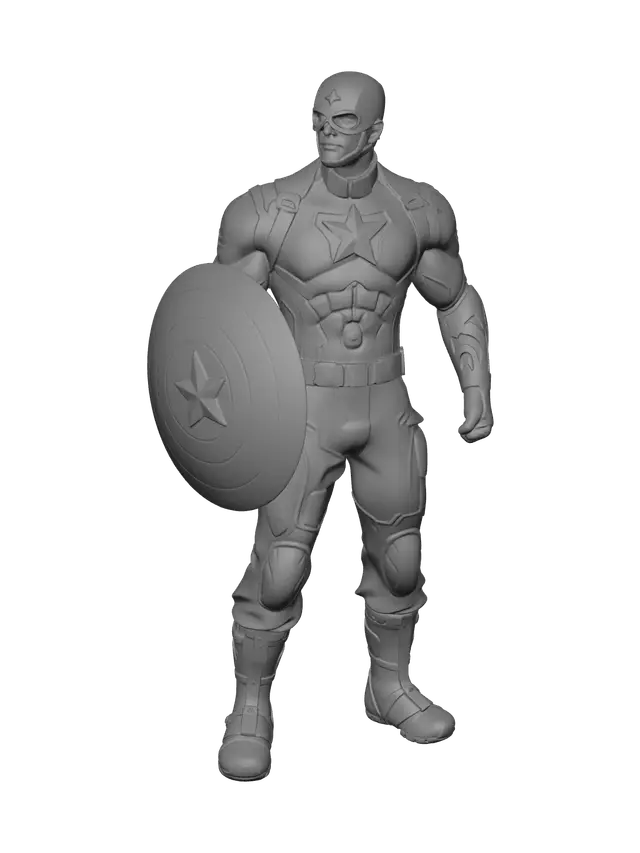 3D model for Realistic Captain America