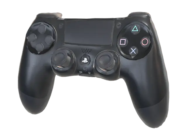 PS4-Style Wireless Game Controller - Joystick 3D model, vytvořený pomocí AI