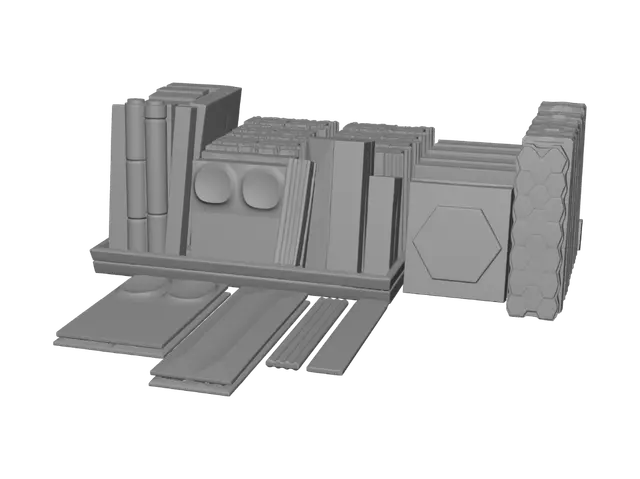 3D model for Tile samples and swatches on display
