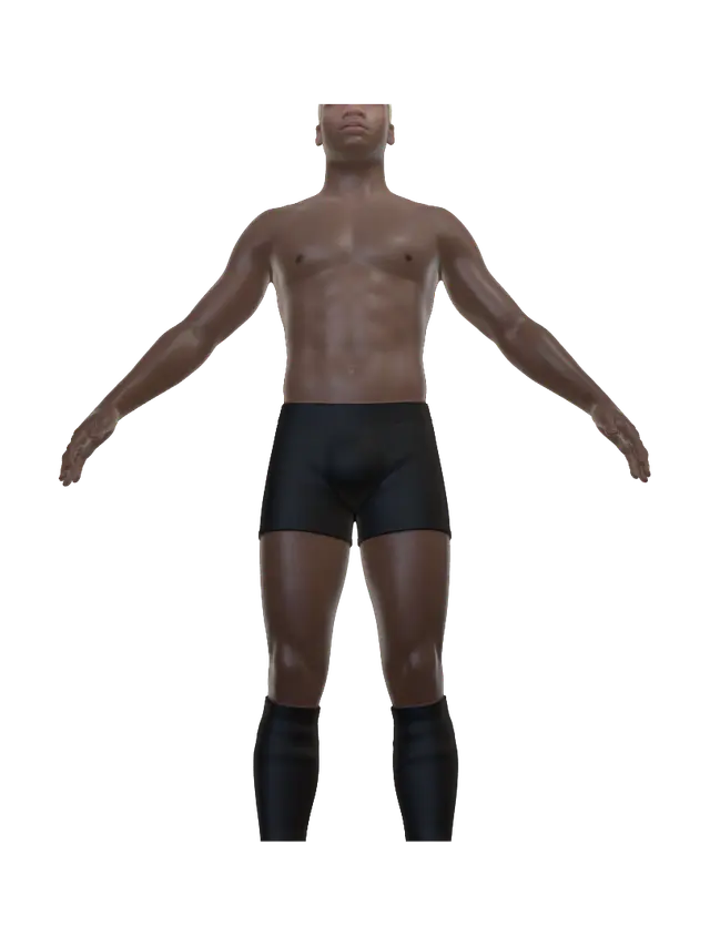3D model for T-Pose Athlete