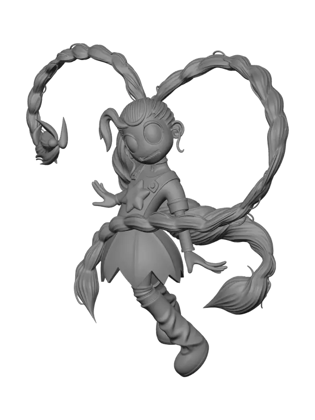3D model for Modern Poppy Playtime Chapter 5 Lily Love Braids