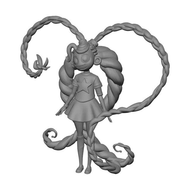 3D model for Stylized Poppy Playtime Chapter 5 Lily Love Braids