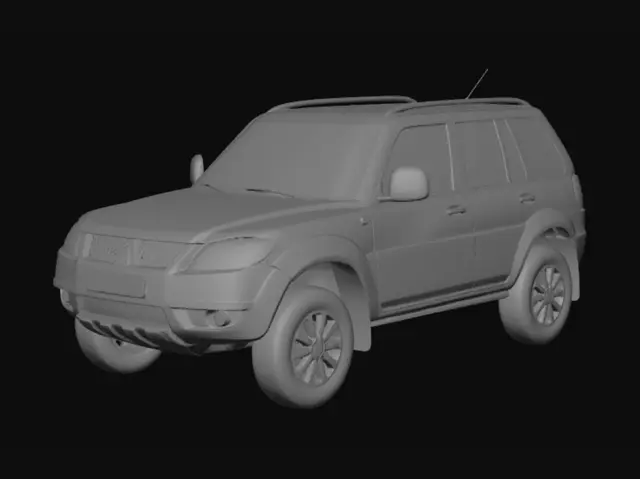 3D model for Green Pajero Flex
