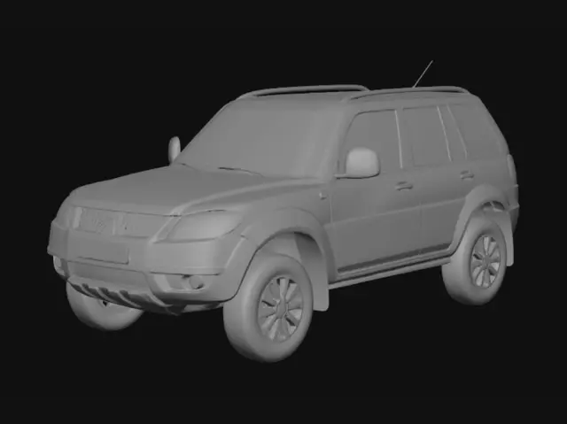 3D model for Green Pajero Flex