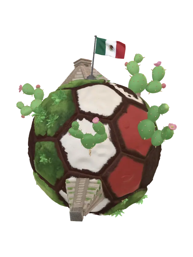 3D model for Pyramid Peak on a Mexican Tiny Planet