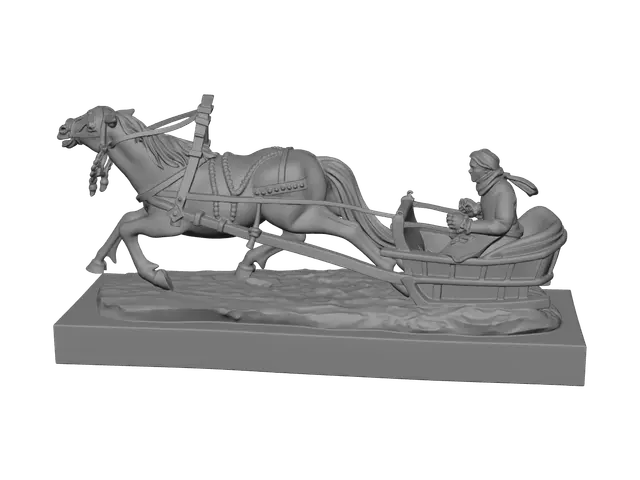 3D model for Horsedrawn