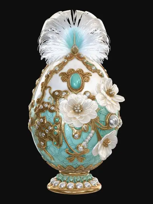 3D model for Feathered Elegance Egg, #EasterEgg2026#