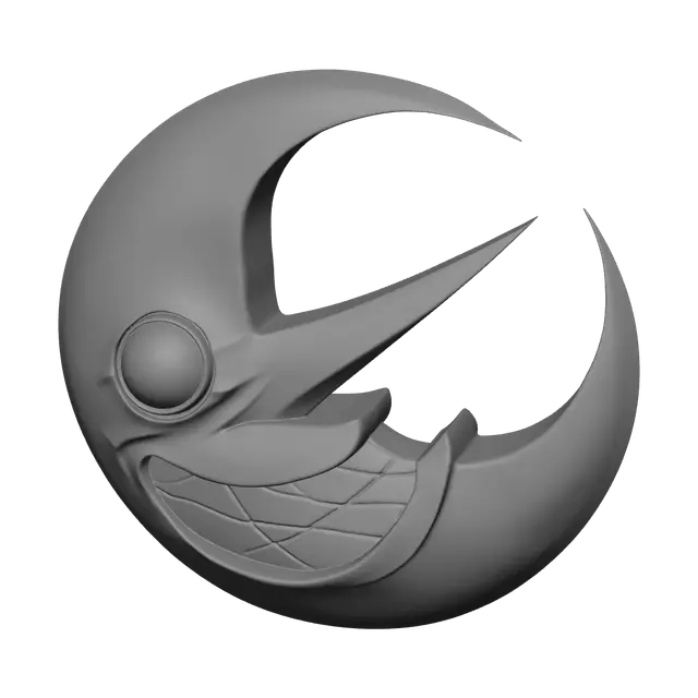 3D model for Stylized Soul Eater Moon