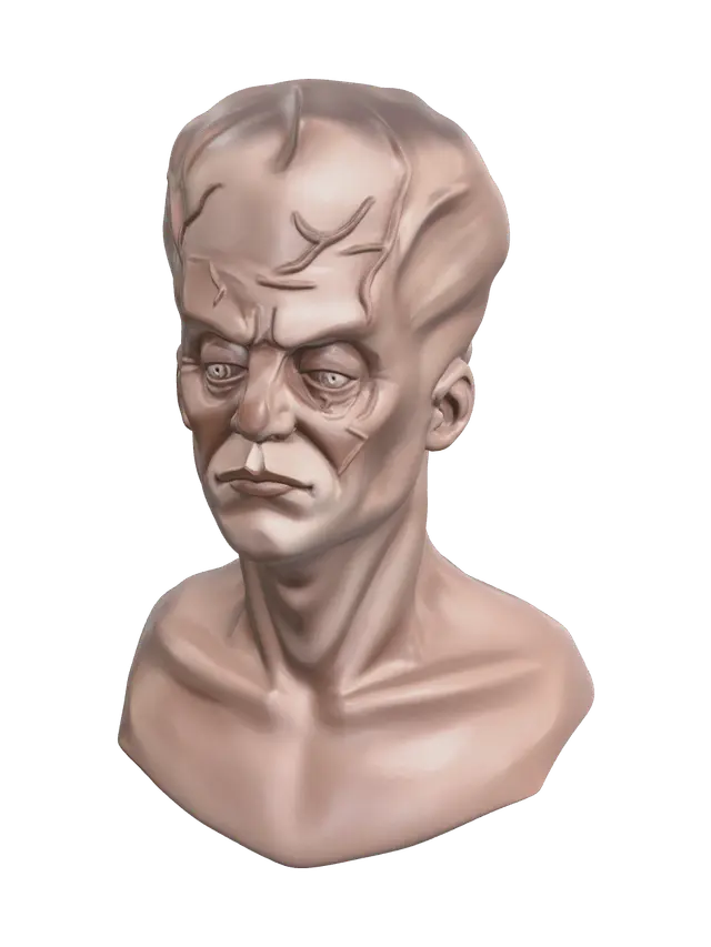 3D model for Stylized Franco Barbi