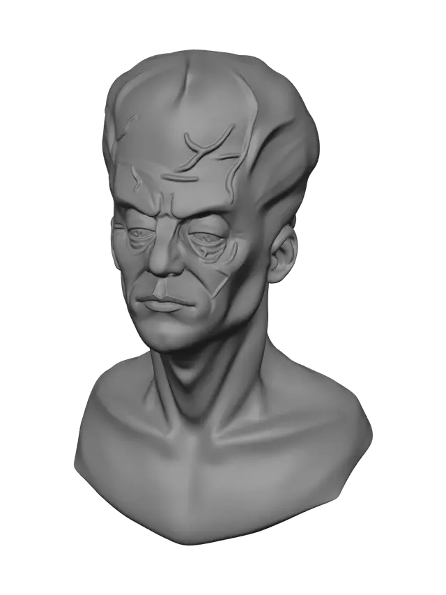 3D model for Stylized Franco Barbi