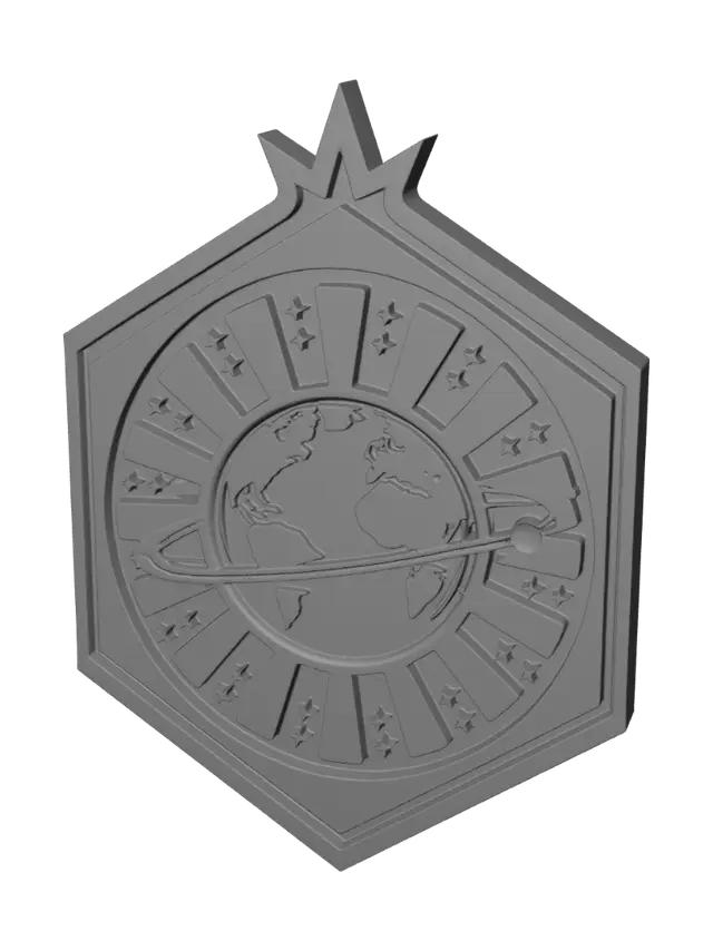 3D model for Earth Orbit Emblem