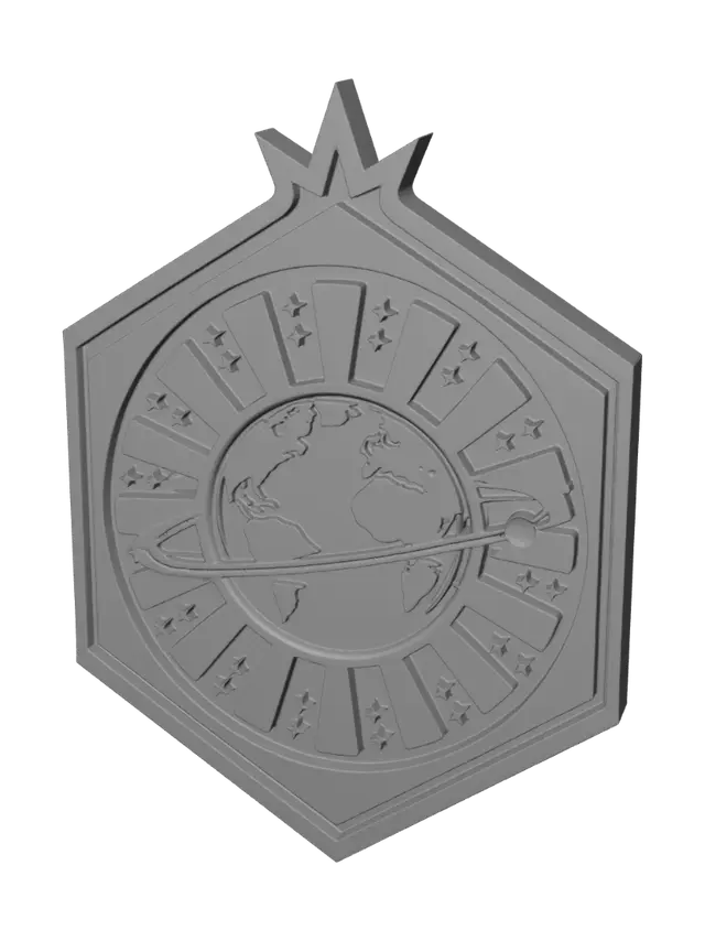 3D model for Earth Orbit Emblem