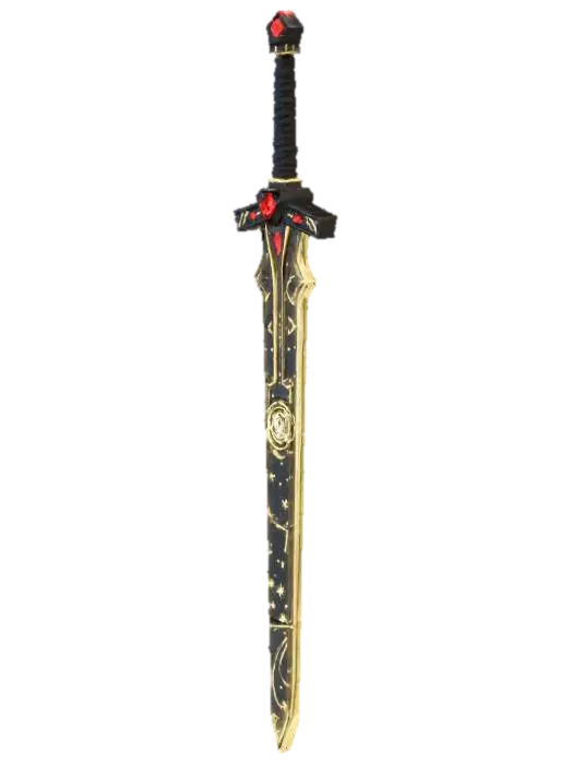Celestial Blade - Swords 3D model, vytvořený pomocí AI